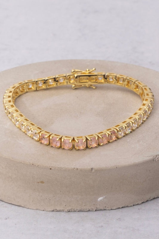 ALCHEMY COLOR CHANGING TENNIS BRACELET- PINK