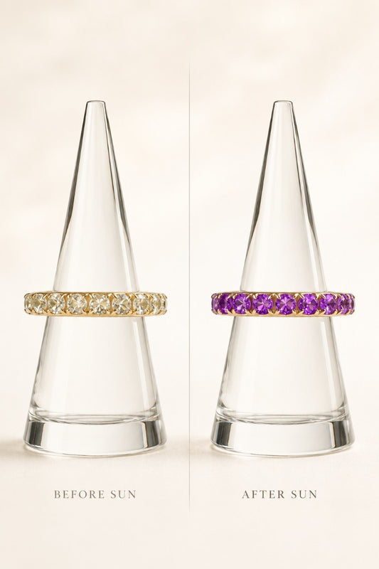 ALCHEMY COLOR CHANGING RING- LAVENDER