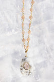 AMULET NECKLACE- DENDRITIC OPAL