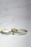 AXEL HOOPS- TURQUOISE