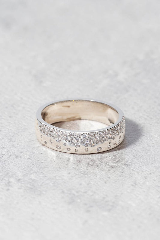 CHAMPAGNE FIZZ RING- STERLING SILVER
