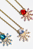 CRYSTALINE NECKLACE- FIRECRAKER ORANGE