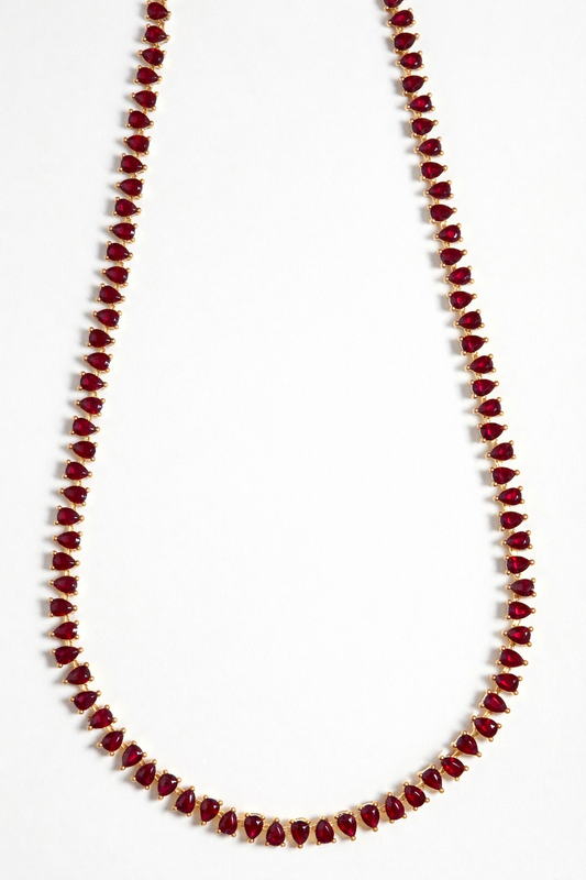DUCHESS NECKLACE- RUBY