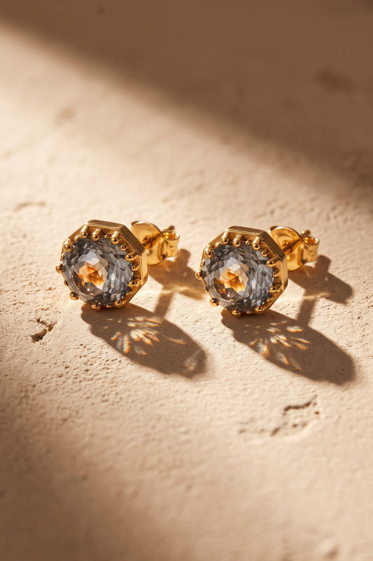 FOUNDRY ALEXANDRITE STUD EARRINGS
