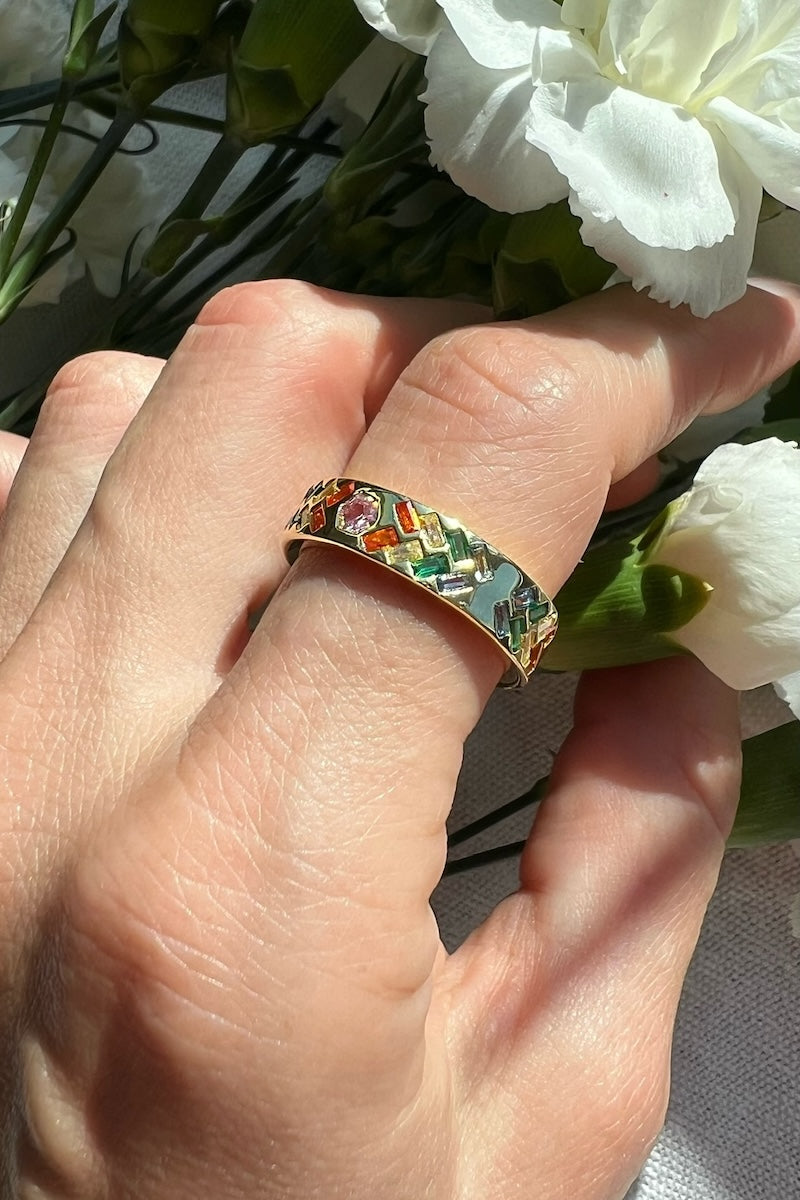SUNBEAM RING- RAINBOW