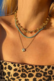 SYMPHONY TENNIS NECKLACE- TURQUOISE