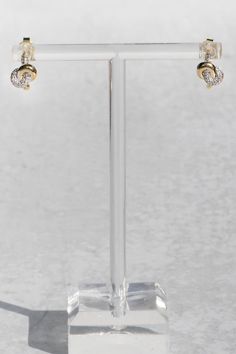 LOVE KNOT STUDS- DUO