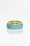 MINI BILLIONAIRE RING- TURQUOISE