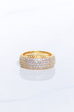 MINI BILLIONAIRE RING- 14K GOLD VERMEIL