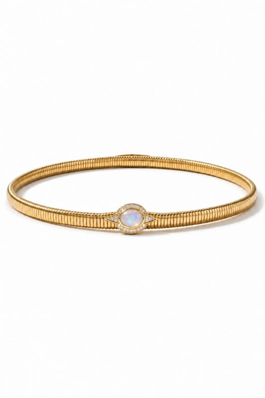 MILANO RAINBOW MOONSTONE NECKLACE