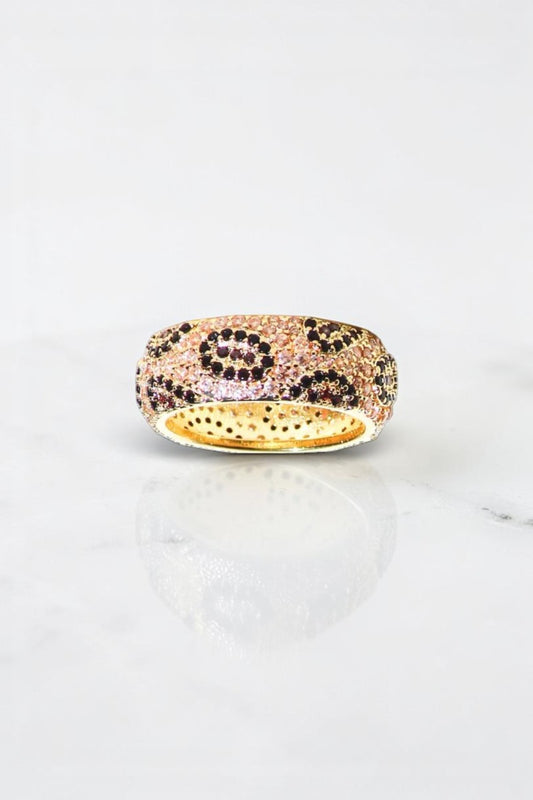 MINI BILLIONAIRE RING- LEOPARD