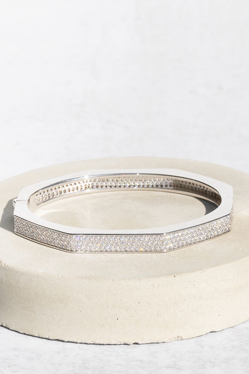 OCTAVIA BANGLE- STERLING SILVER