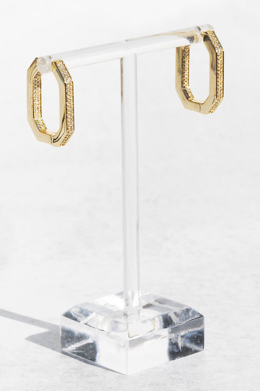 OCTAVIA HOOPS- GOLD