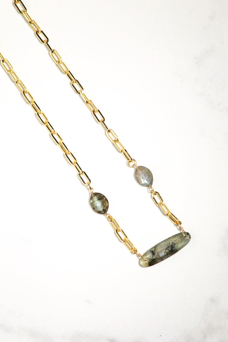 PACIFICA NECKLACE- LABRADORITE
