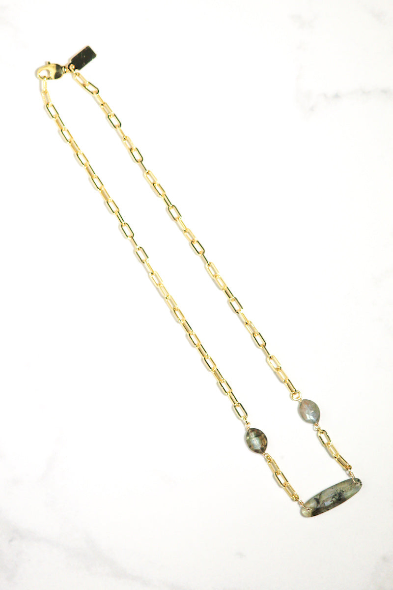 PACIFICA NECKLACE- LABRADORITE