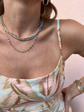 SYMPHONY TENNIS NECKLACE- TURQUOISE
