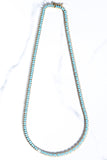 SYMPHONY TENNIS NECKLACE- TURQUOISE