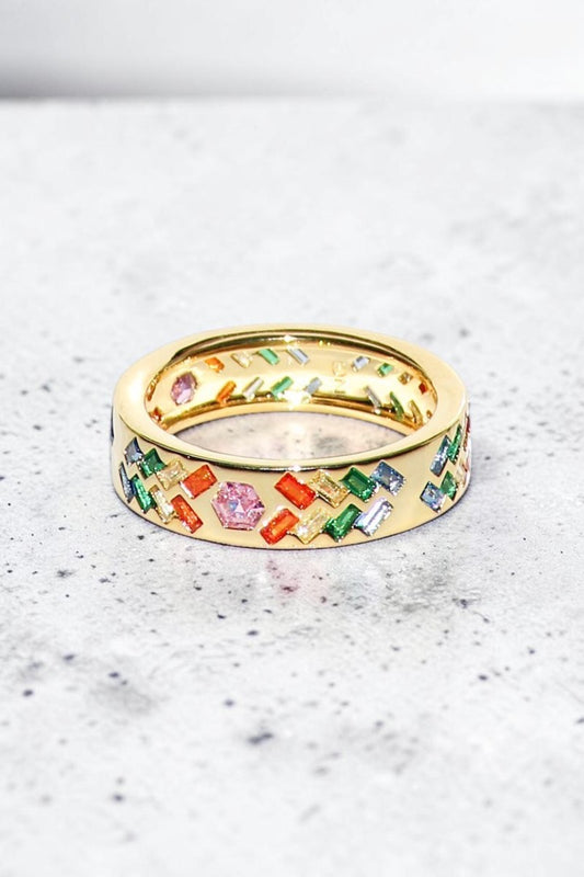 SUNBEAM RING- RAINBOW