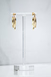 TRIPLE THREAT HOOPS- 14K GOLD VERMEIL