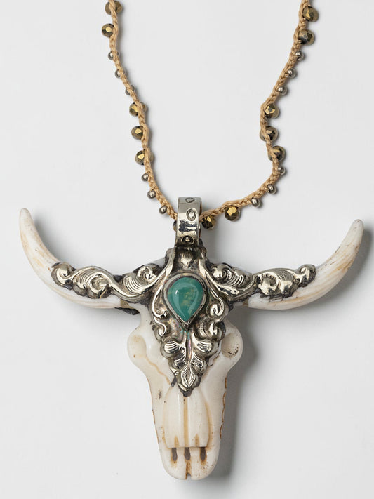 TREASURE LONGHORN NECKLACE