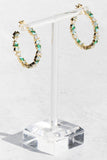 VIENNA MINI HOOPS- TURQUOISE