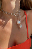 WRAPSODY NECKLACE- RAINBOW MOONSTONE