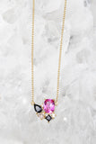 BOUQUET NECKLACE- PINK TOPAZ