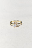 BOUQUET RING- RAINBOW MOONSTONE
