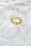 FLASH RING- 14K GOLD VERMEIL