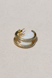 GALILEO HOOPS- WHITE OPAL