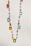 GUM DROP LONG NECKLACE- RAINBOW + LONG