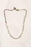 GIA NECKLACE- GARNET