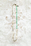 GIA NECKLACE- GREEN ONYX