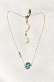MACARON NECKLACE- AQUAMARINE