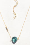 MACARON NECKLACE- AQUAMARINE