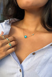 MACARON NECKLACE- TURQUOISE