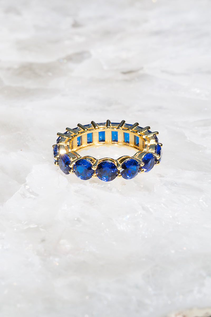 PILLOWTALK RING- BLUE SAPPHIRE