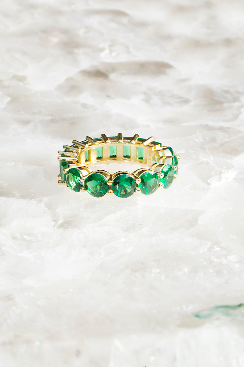 PILLOWTALK RING- EMERALD