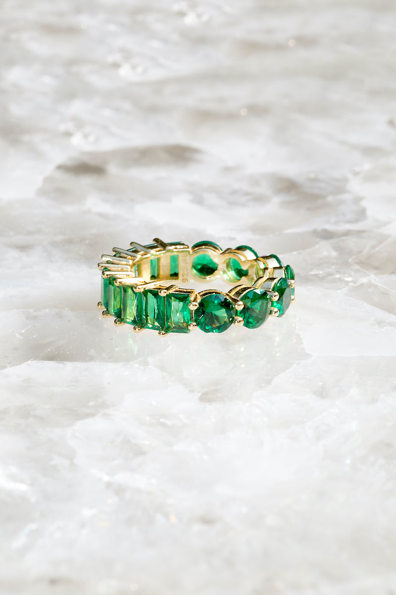 PILLOWTALK RING- EMERALD
