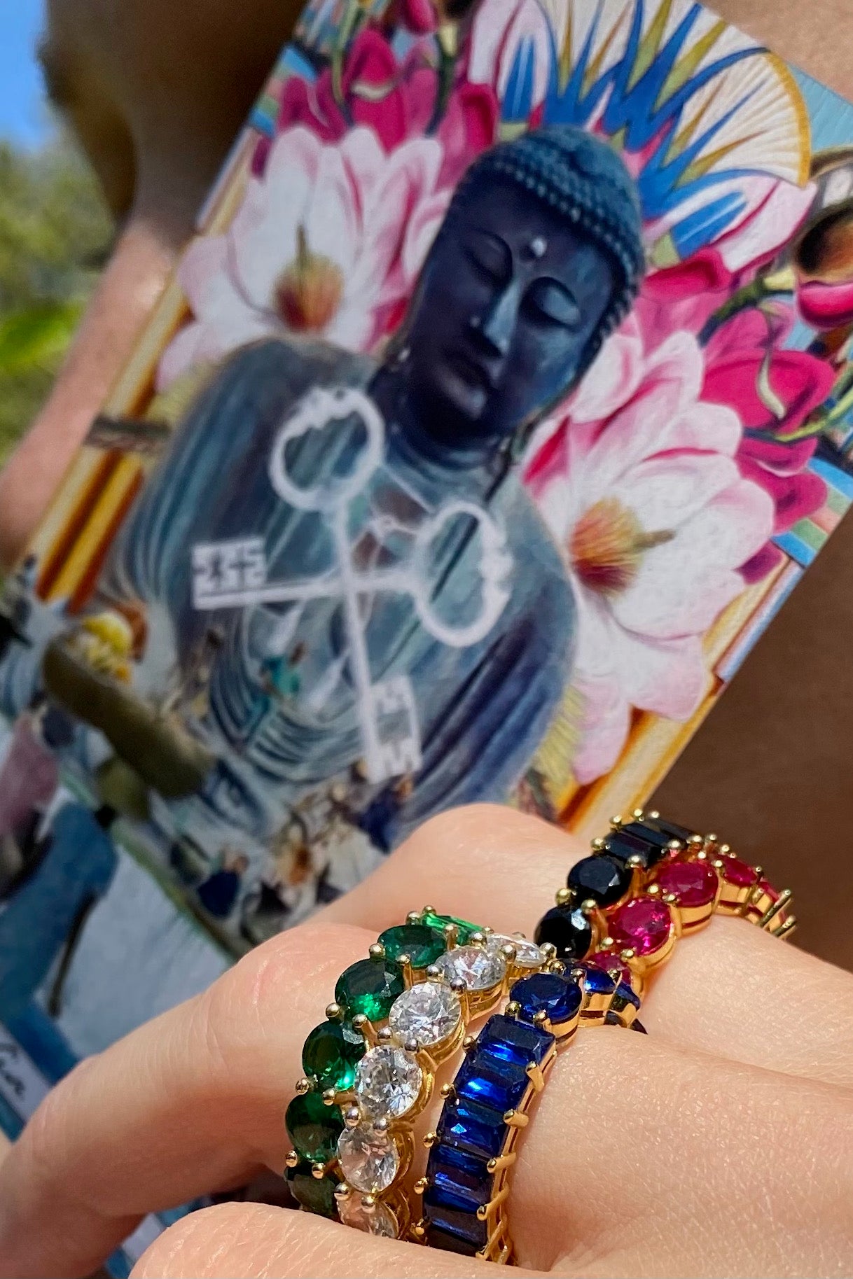 PILLOWTALK RING- BLUE SAPPHIRE