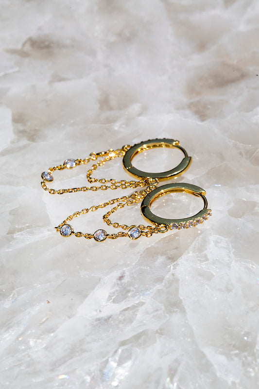 TRESOR HUGGIES- 14K GOLD VERMEIL