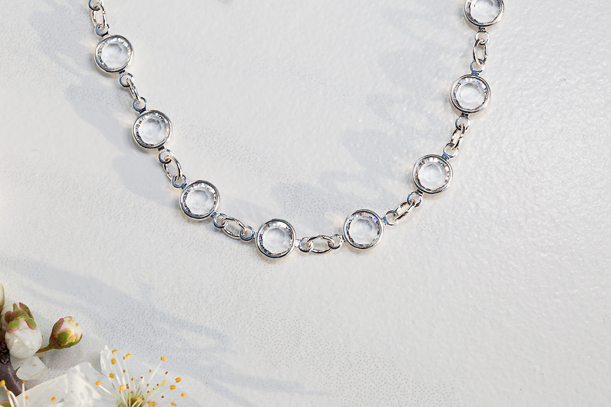 BRILLIANCE CHOKER- STERLING SILVER