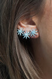 multi star earrings
