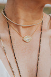 diamond tennis necklace