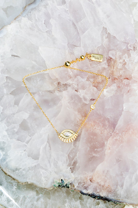 Evil Eye Slider Bracelet