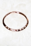 LIGHTNING BANGLE- 14K ROSE GOLD VERMEIL