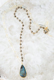 MONROE NECKLACE- LABRADORITE