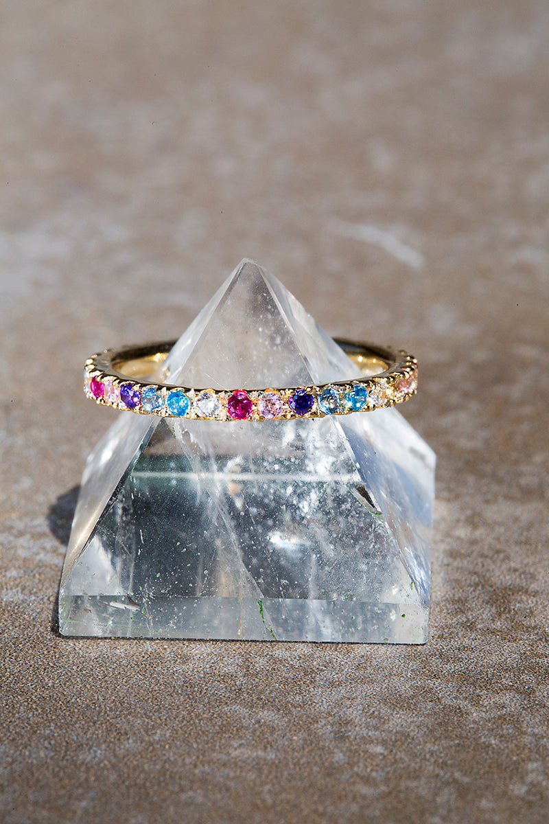 Candy colorful eternity band