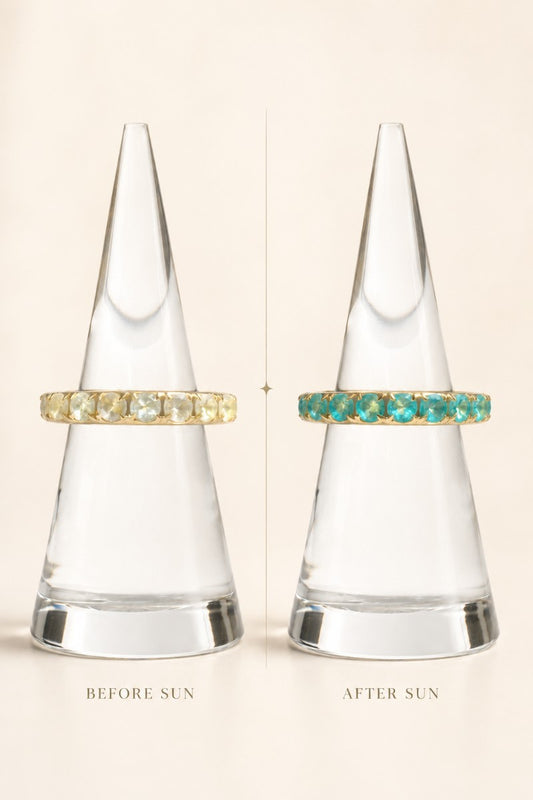 ALCHEMY COLOR CHANGING RING- AQUA