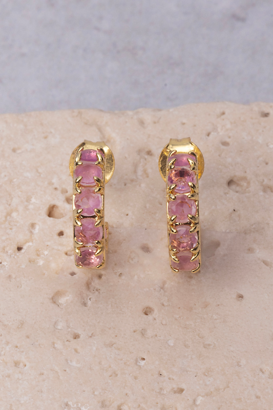 ALCHEMY COLOR CHANGING MINI HOOPS- PINK